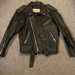 Special Order Leather Jacket-never worn